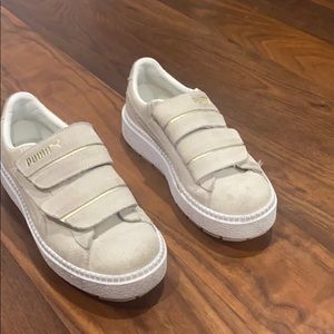 PUMA Velcro platform sneakers